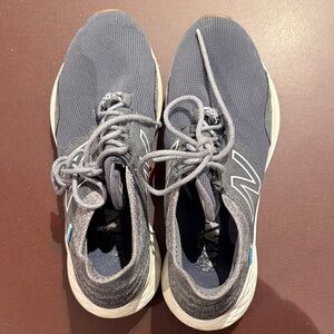 New Balance Navy and White Foam Running Shoes